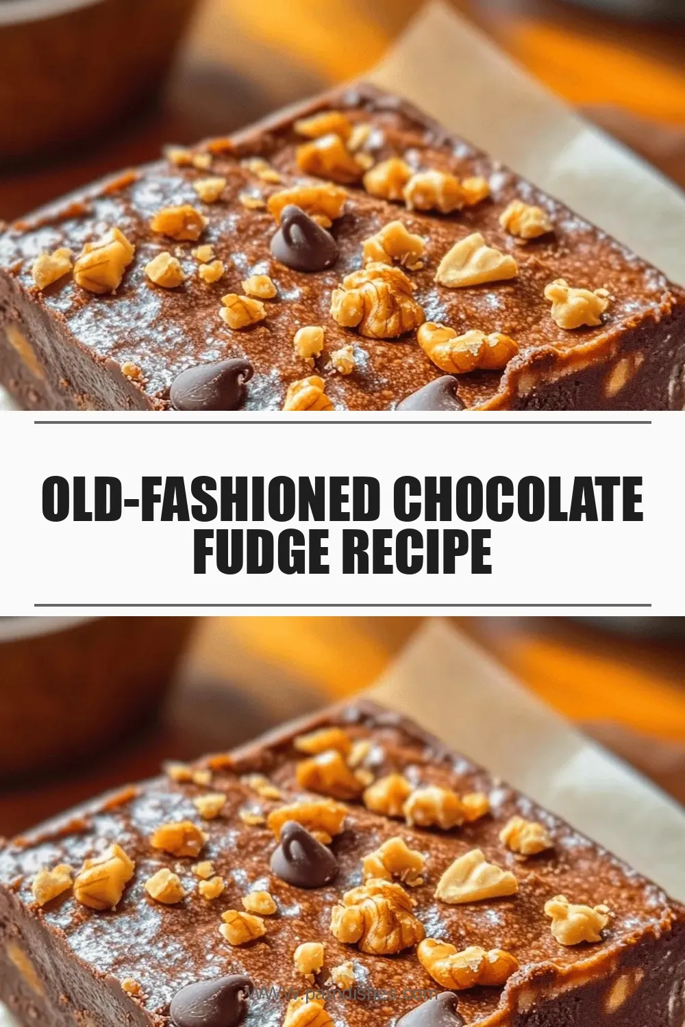 Old-Fashioned Chocolate Fudge Recipe