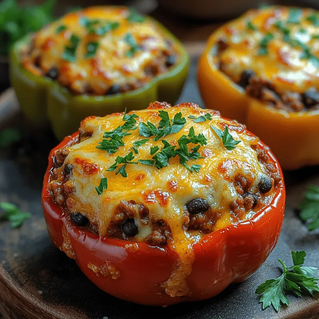 Colorful Stuffed Pepper Casserole: A Deliciously Hearty Meal
