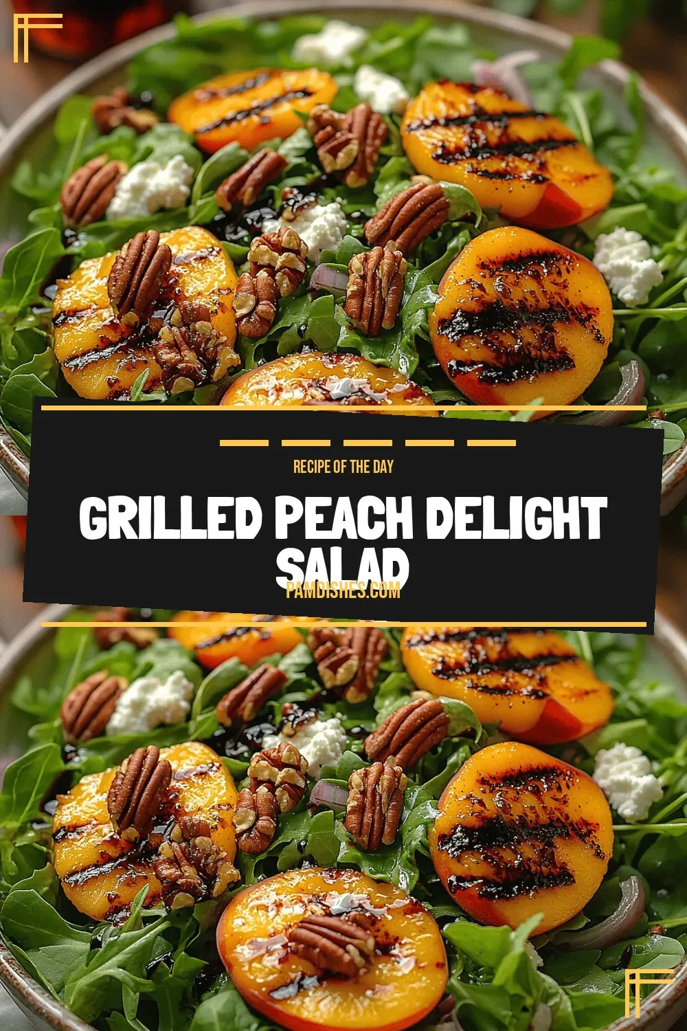 Grilled Peach Delight Salad