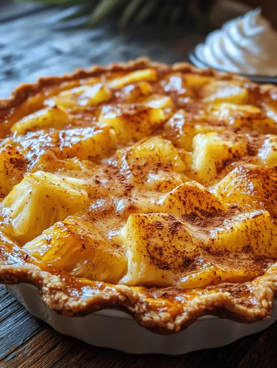 Tropical Delight: Pineapple Pie Recipe