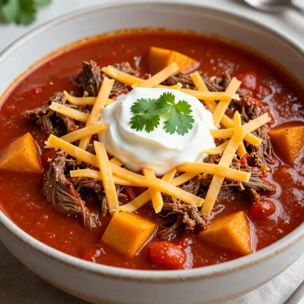 onepot beef and winter squash chili for budgetfriendly family dinners