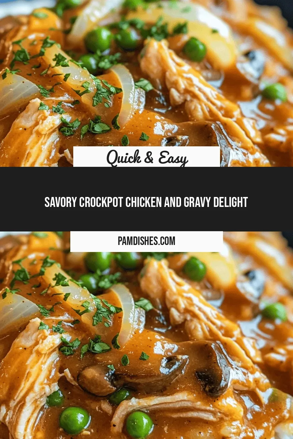 Savory Crockpot Chicken and Gravy Delight