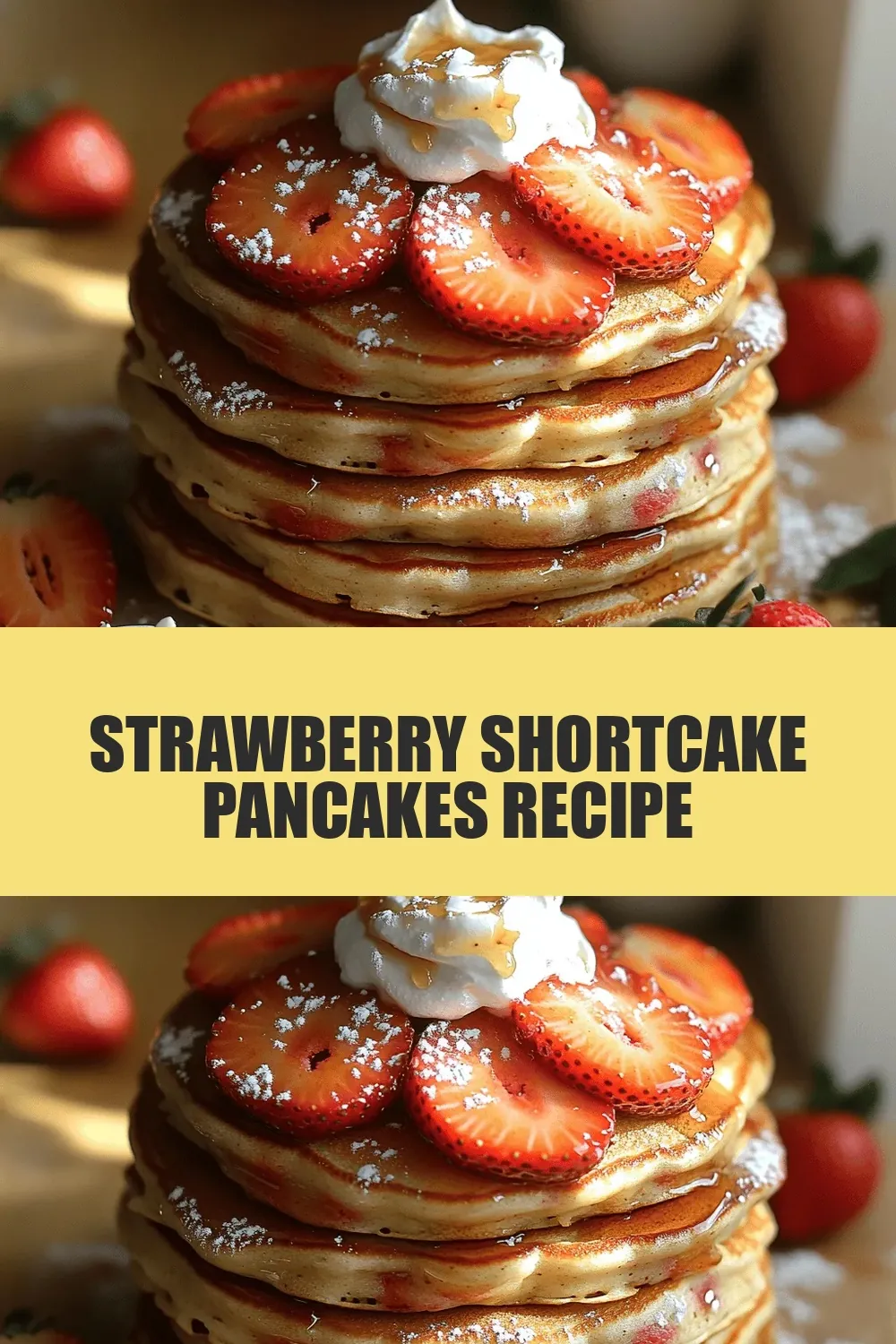 Strawberry Shortcake Pancakes Recipe