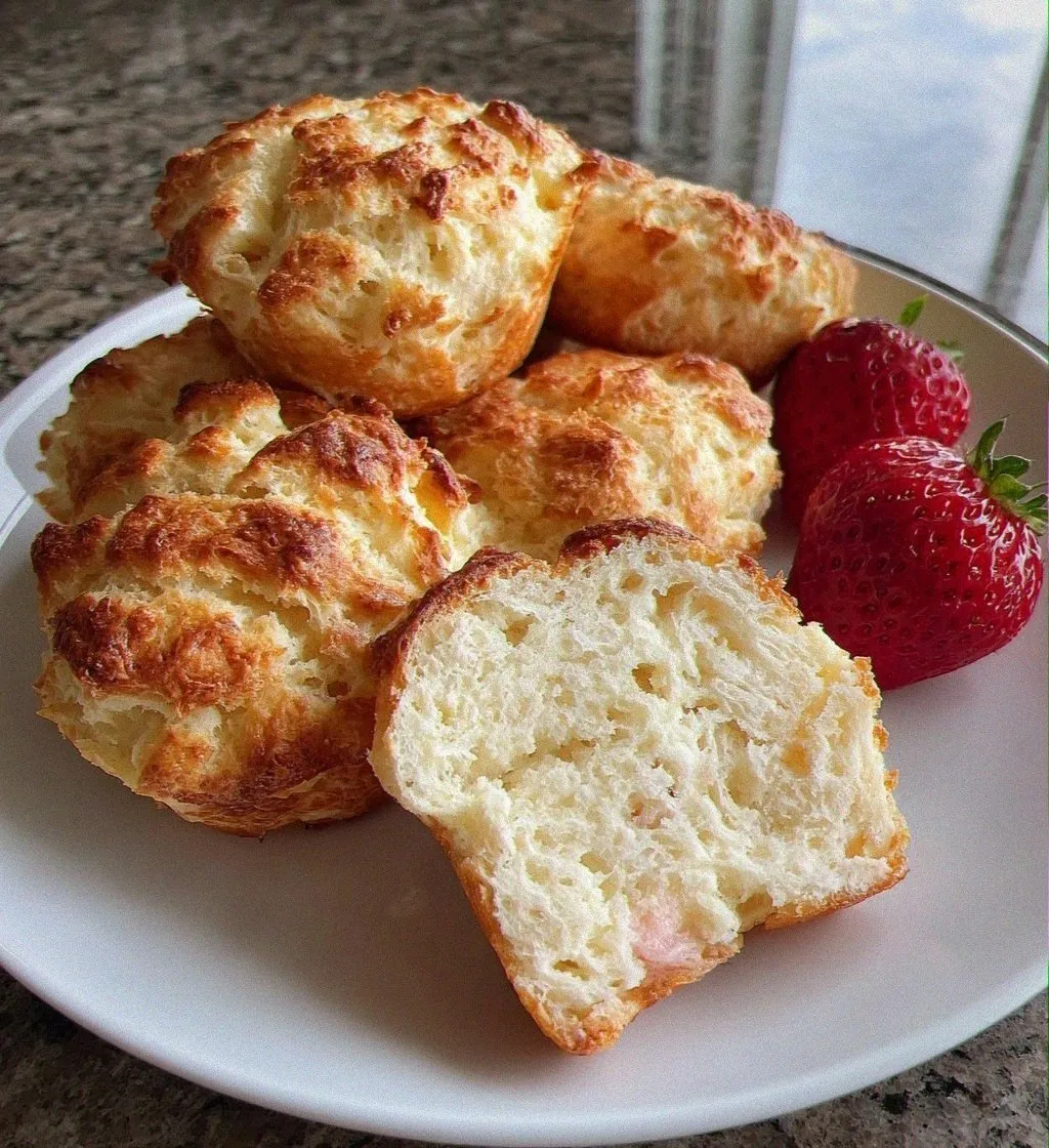 Strawberry Cottage Cheese Cloud Bread