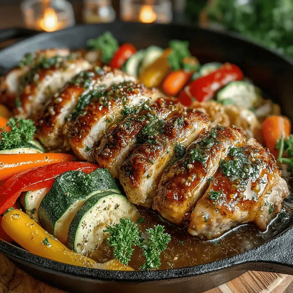 Savory Maple Dijon Chicken & Veggies Delight
