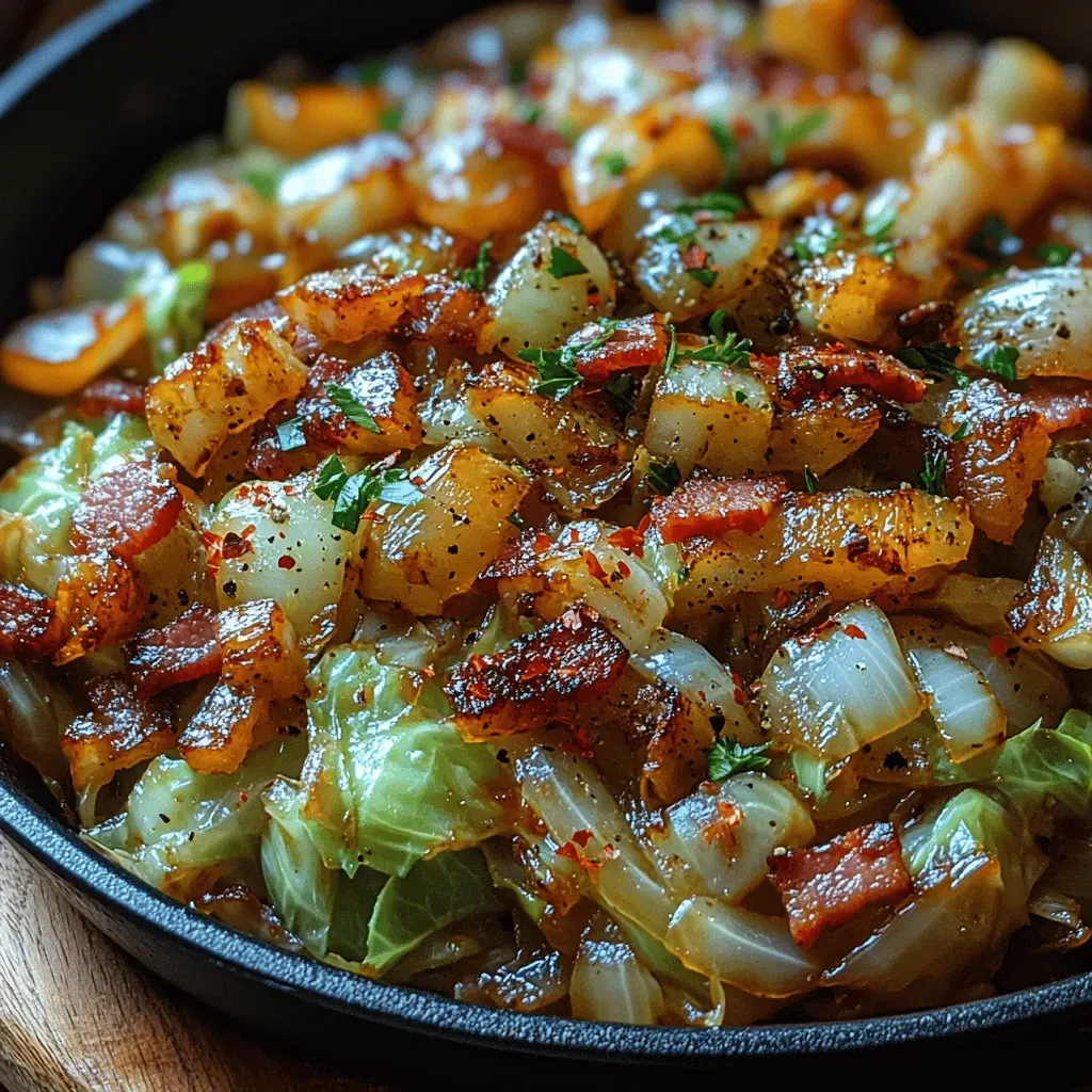 Sizzling Cabbage Delight: A Savory Culinary Experience