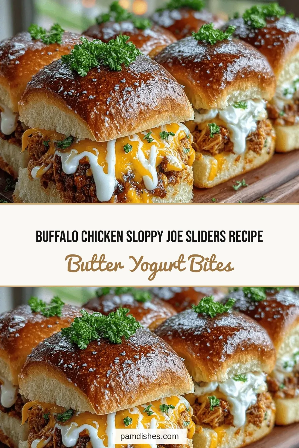 Buffalo Chicken Sloppy Joe Sliders Recipe