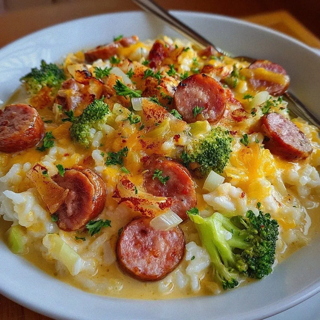 Cheesy Sausage Casserole: A Flavorful Family Delight!