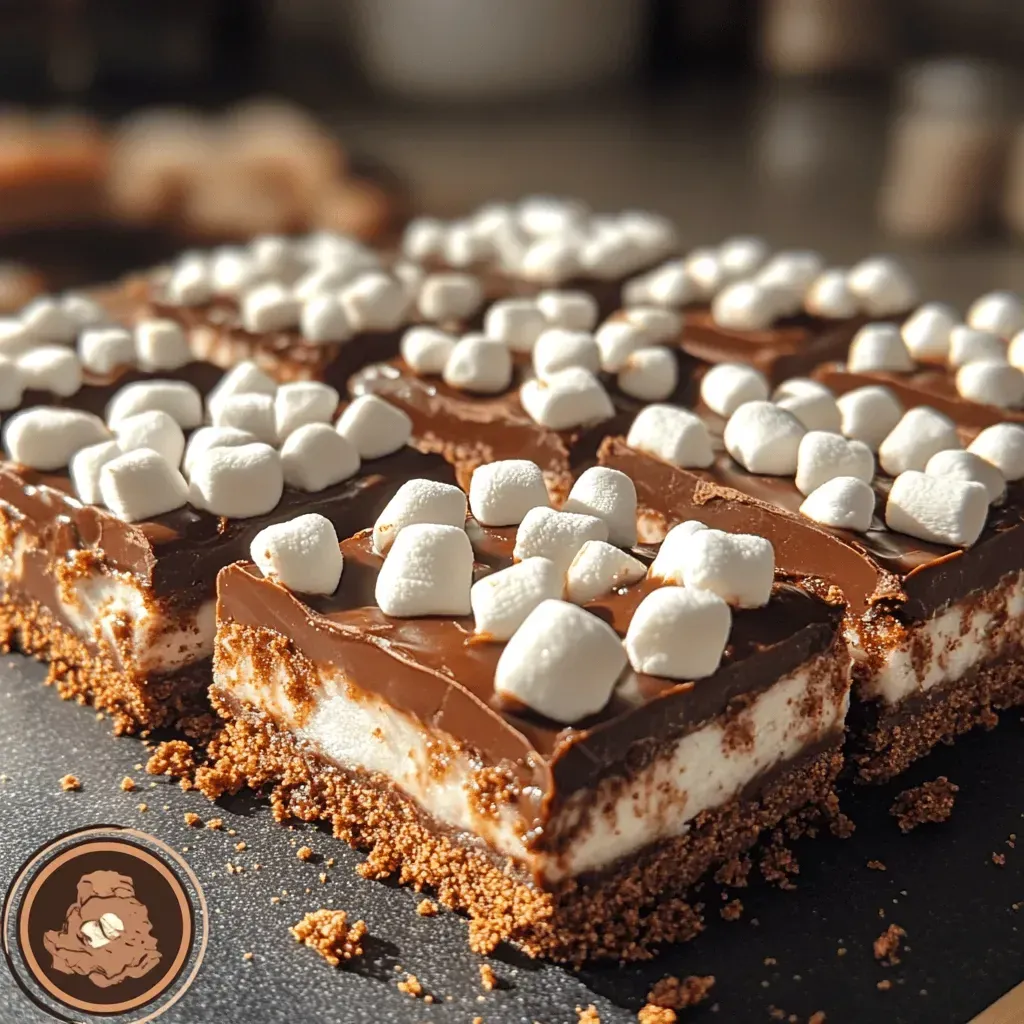 Frozen S’mores Bars Recipe