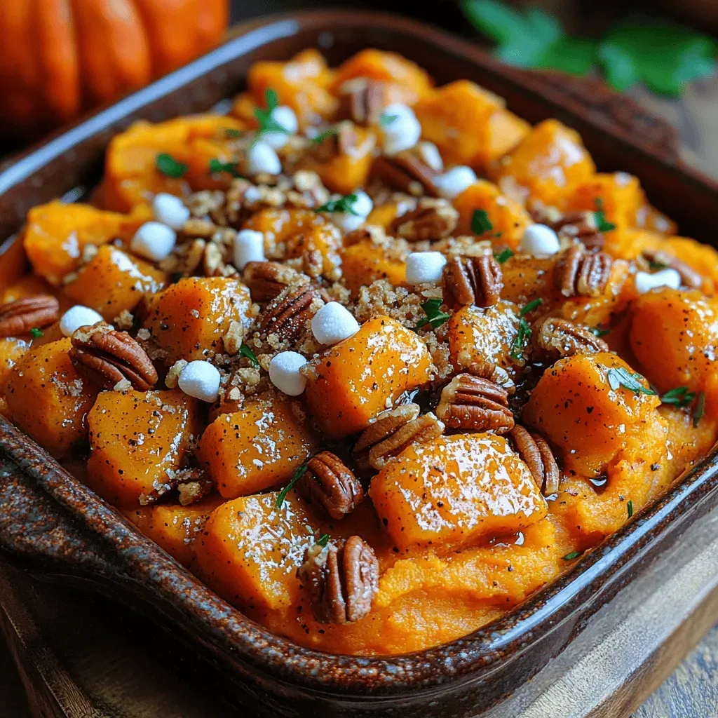 Maple Bourbon Sweet Potato Casserole: A Seasonal Delight