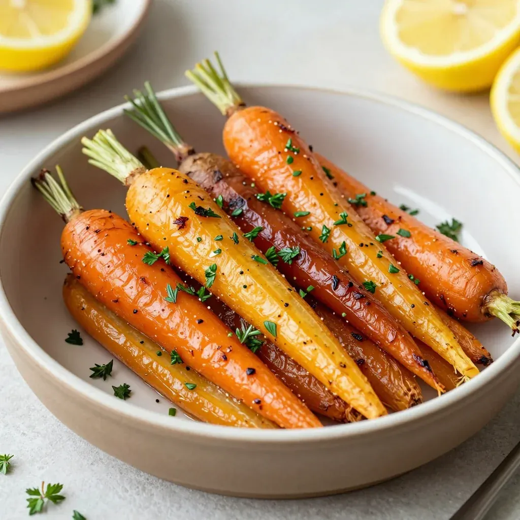 crispy lemon herb roasted root vegetables for winter family suppers