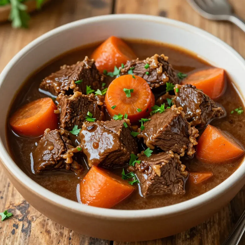 proteinpacked slow cooker beef and carrot stew for cozy dinners