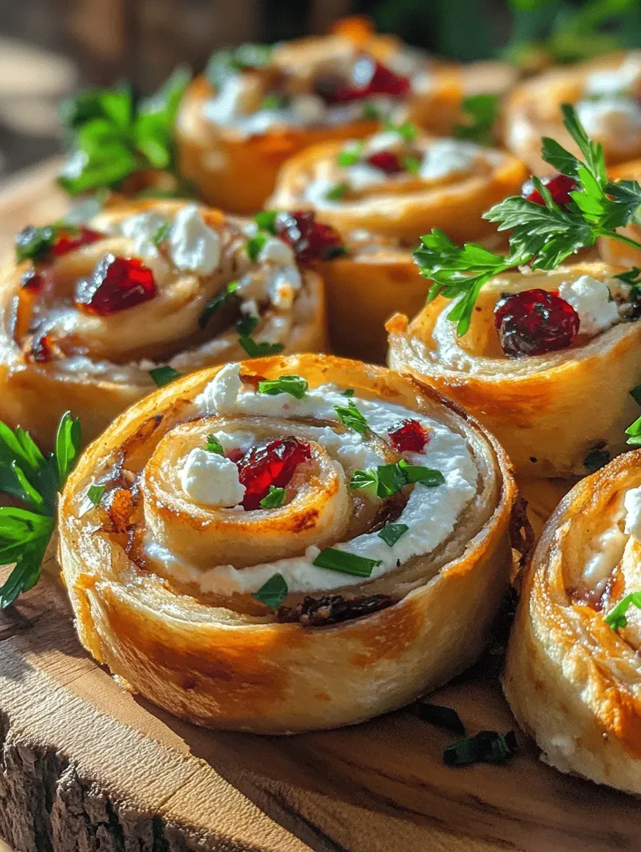 Cranberry Feta Pinwheels – A Delightful and Easy Recipe