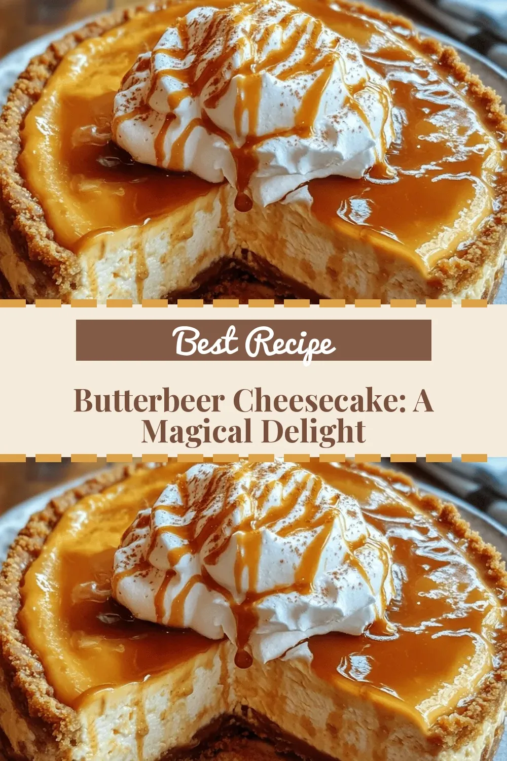 Butterbeer Cheesecake: A Magical Delight