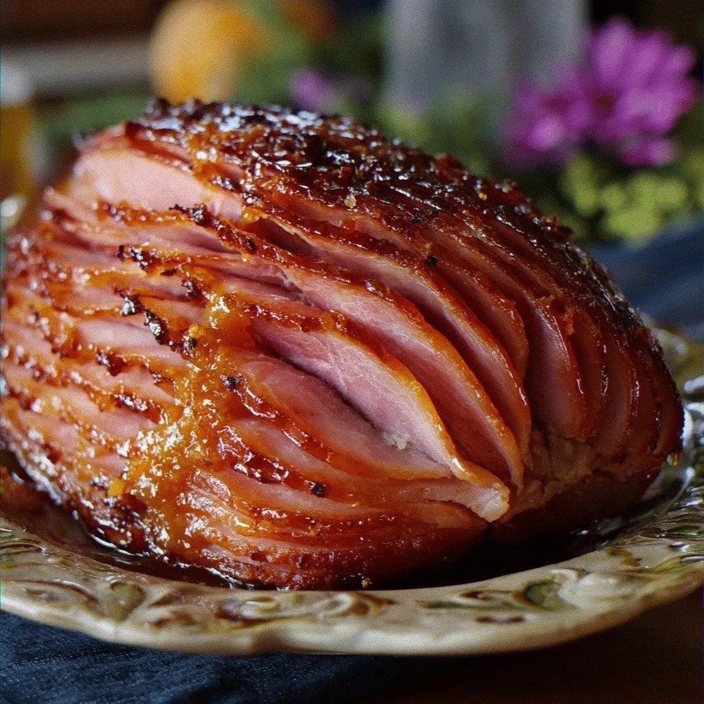 Bourbon Brown Sugar Baked Ham Recipe – Perfect Holiday Centerpiece