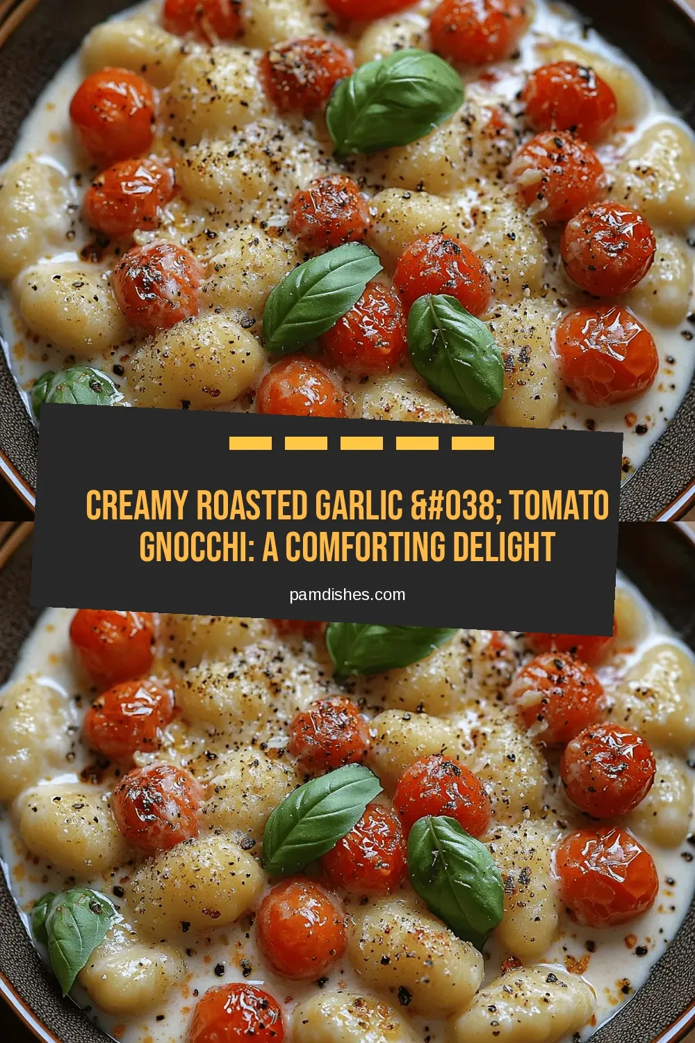 Creamy Roasted Garlic & Tomato Gnocchi: A Comforting Delight