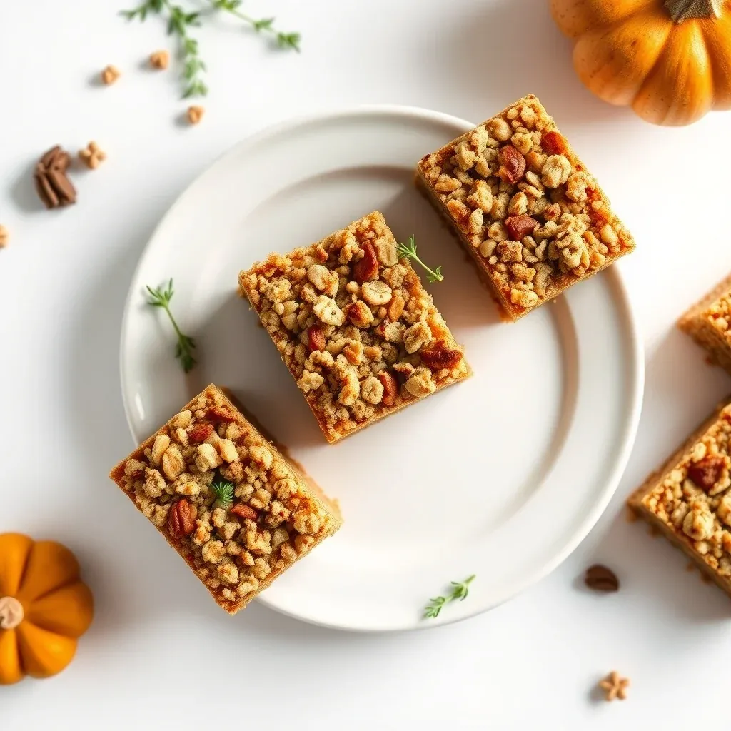 Pumpkin Streusel Crunch Bars