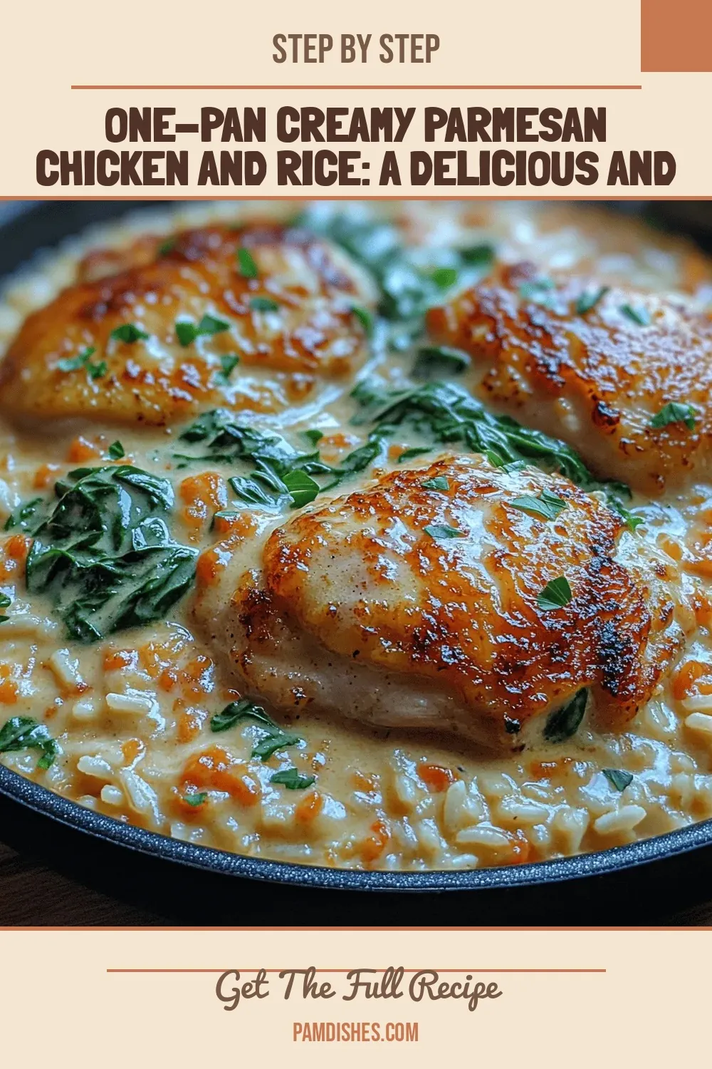 One-Pan Creamy Parmesan Chicken and Rice: A Delicious and Convenient Meal