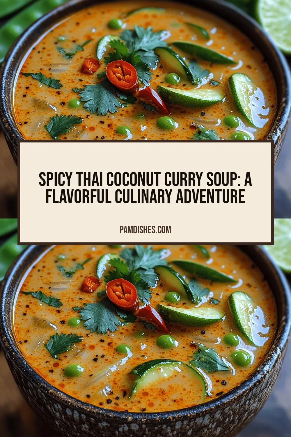 Spicy Thai Coconut Curry Soup: A Flavorful Culinary Adventure