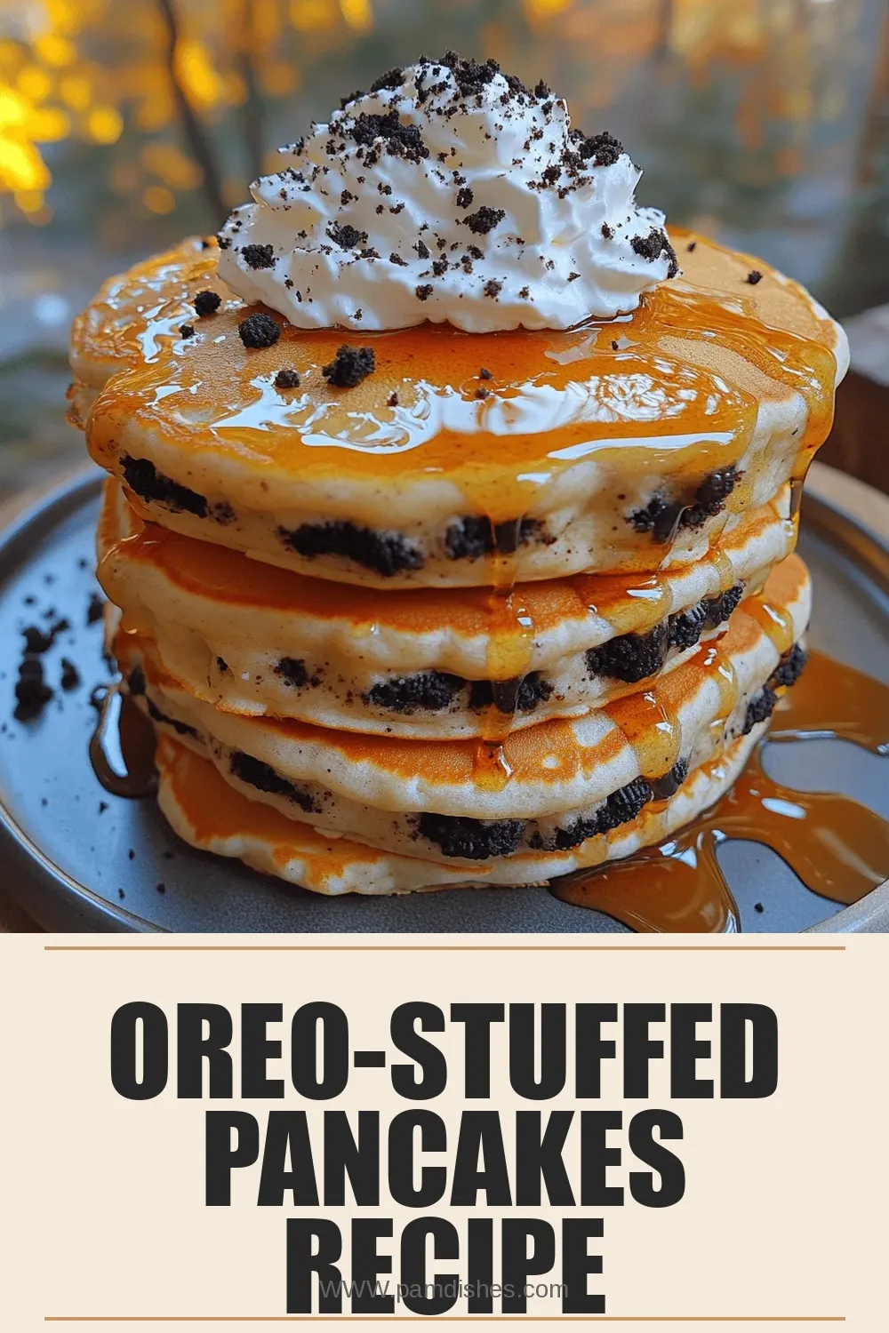 Oreo-Stuffed Pancakes Recipe