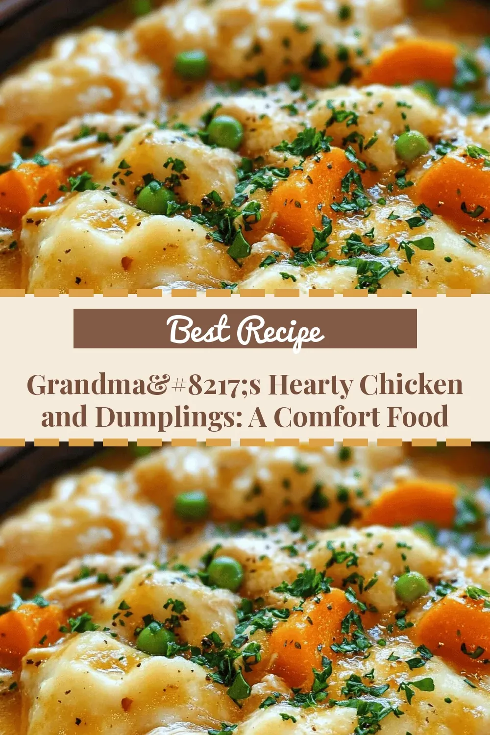 Grandma’s Hearty Chicken and Dumplings: A Comfort Food Classic