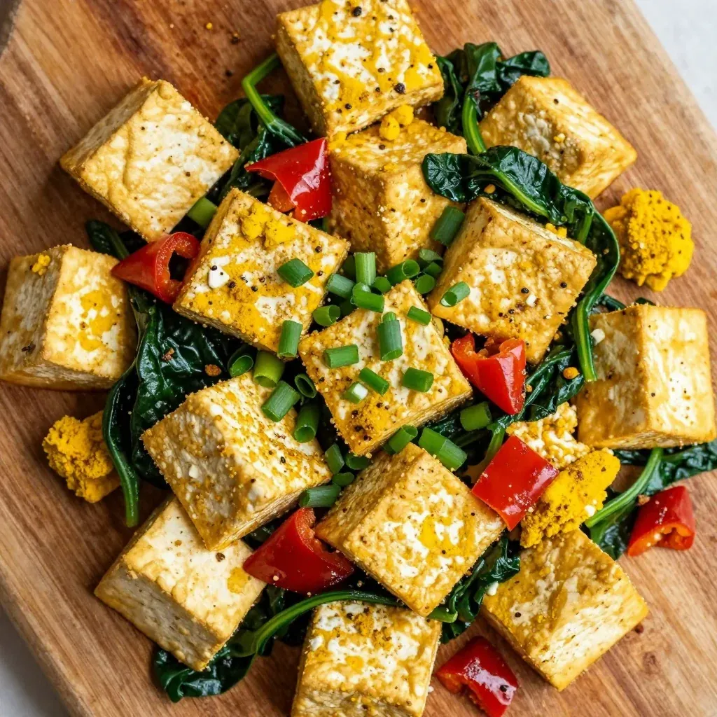 Crispy Tofu Scramble for Vegan Breakfast Wins