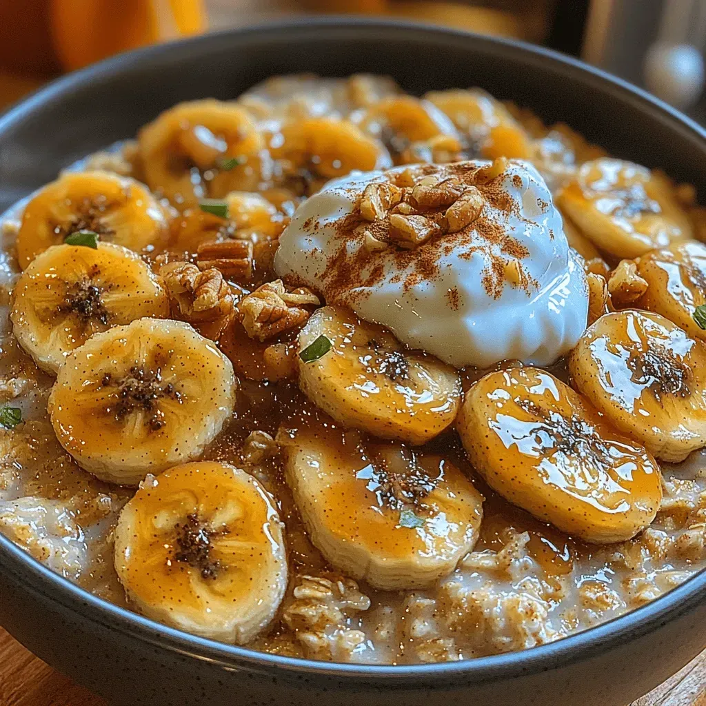 Caramelized Banana Oatmeal: A Wholesome Breakfast Delight