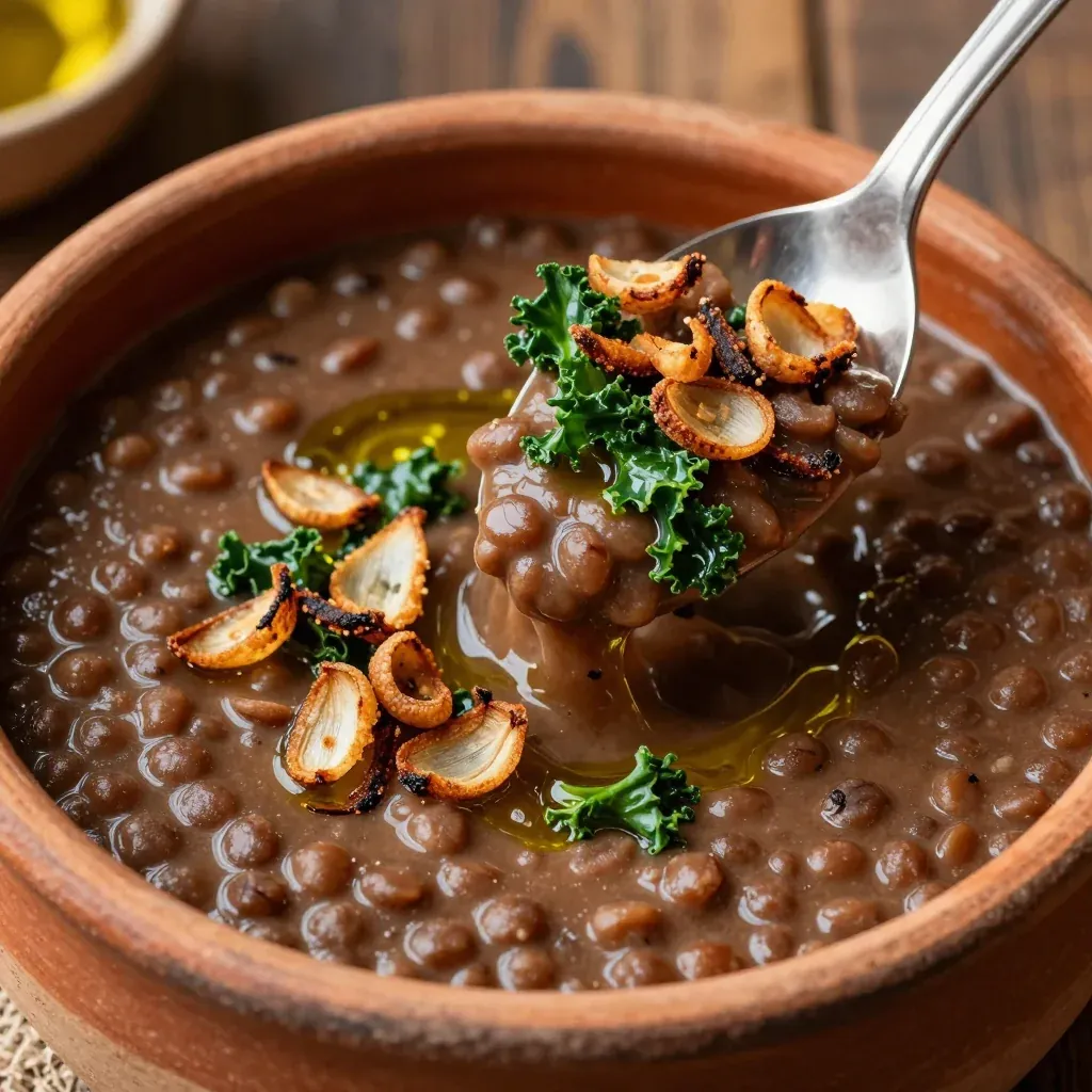 Smoky Lentil Soup with Kale for Cozy January Evenings