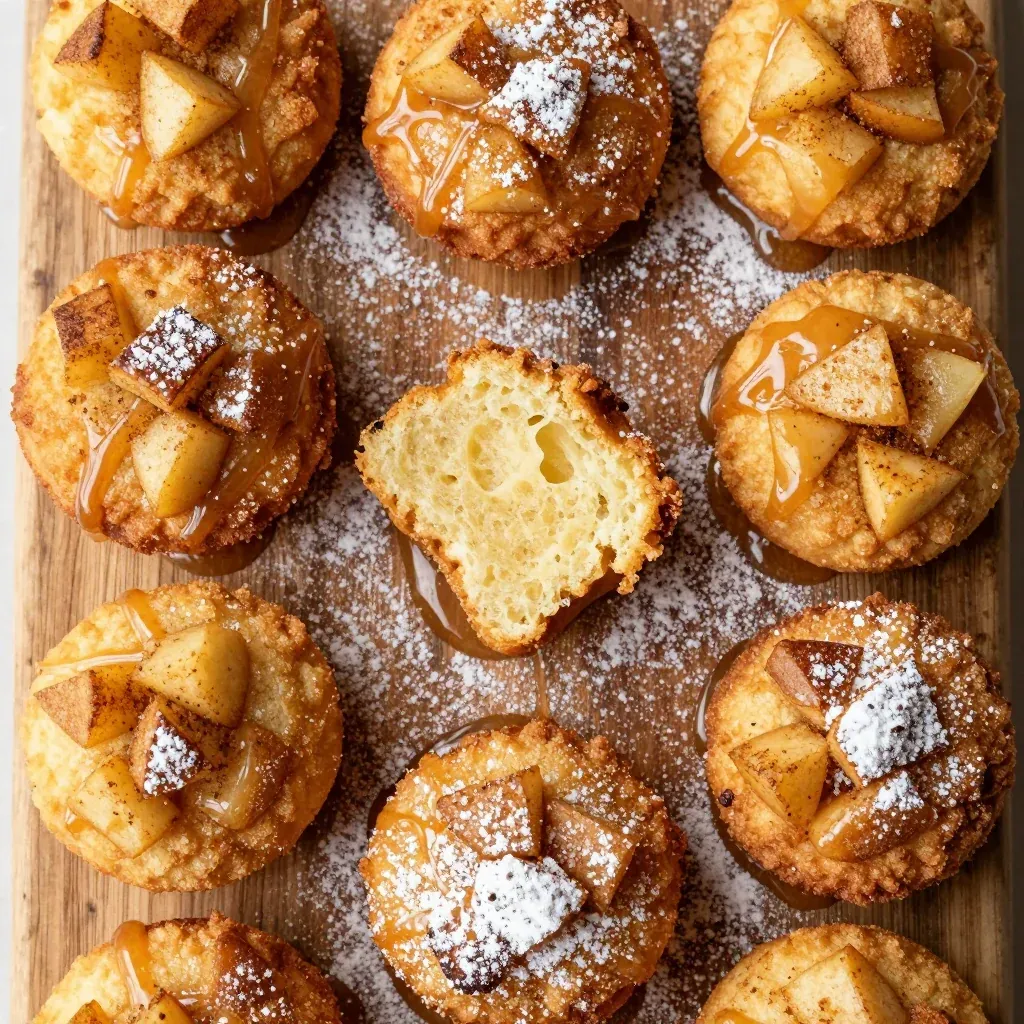 Baked Apple Fritters for a Homemade Pastry