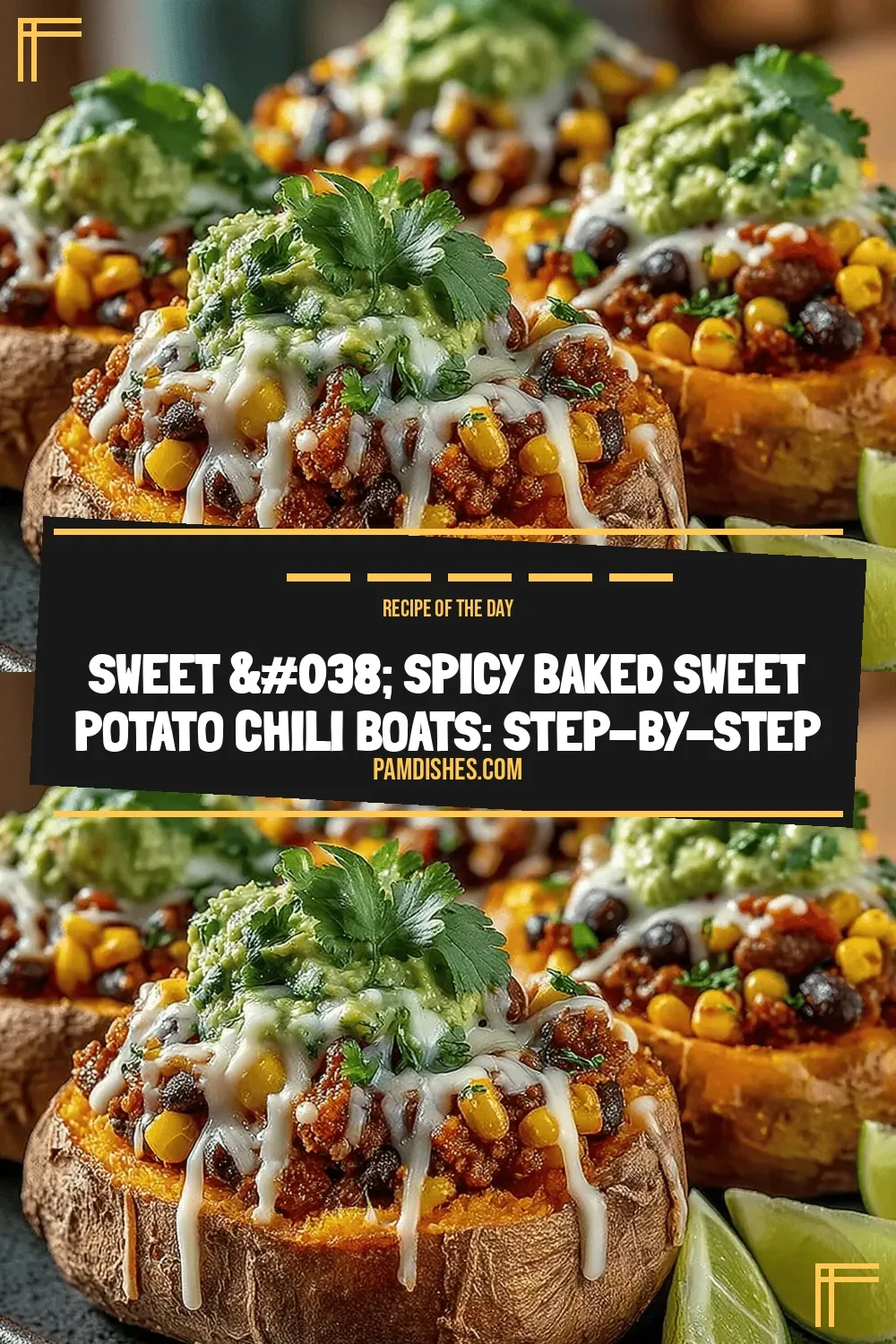 Sweet & Spicy Baked Sweet Potato Chili Boats: Step-by-Step Instructions