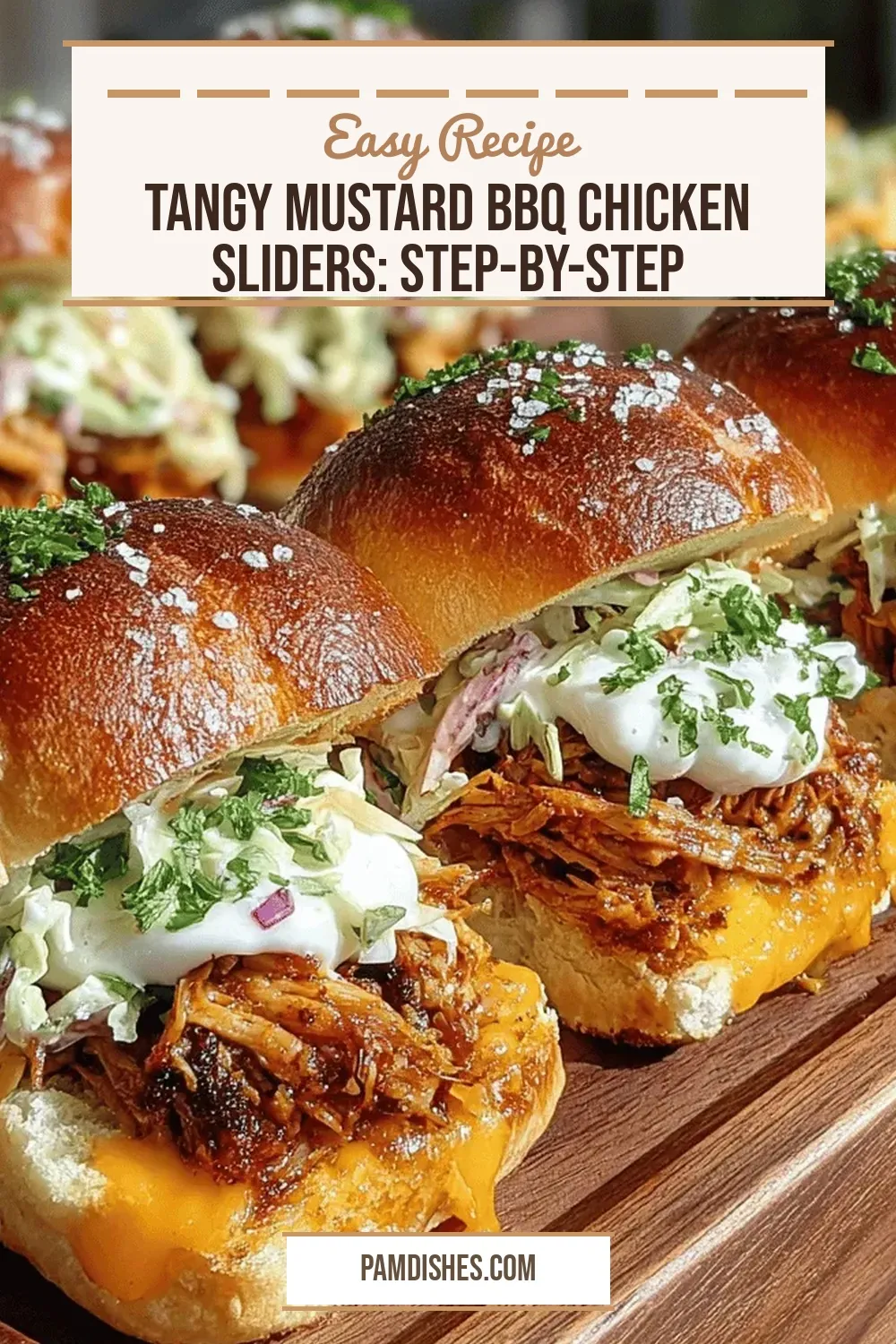 Tangy Mustard BBQ Chicken Sliders: Step-by-Step Preparation and Serving Suggestions