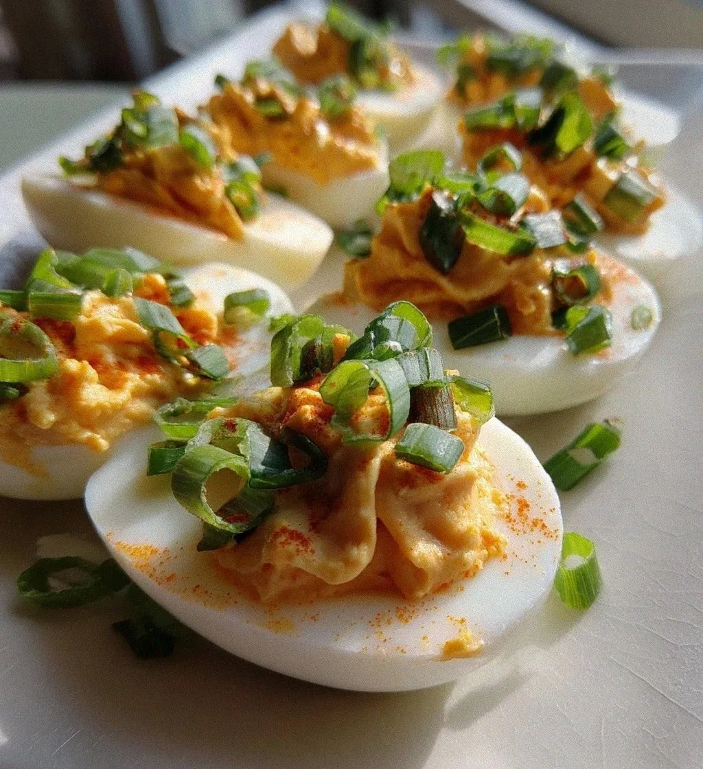 Buffalo Deviled Eggs