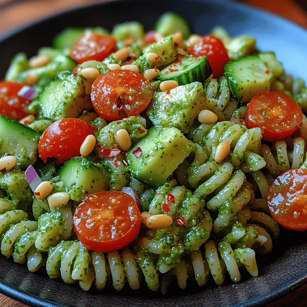 Avocado Pesto Pasta Salad: A Refreshing and Nutritious Delight