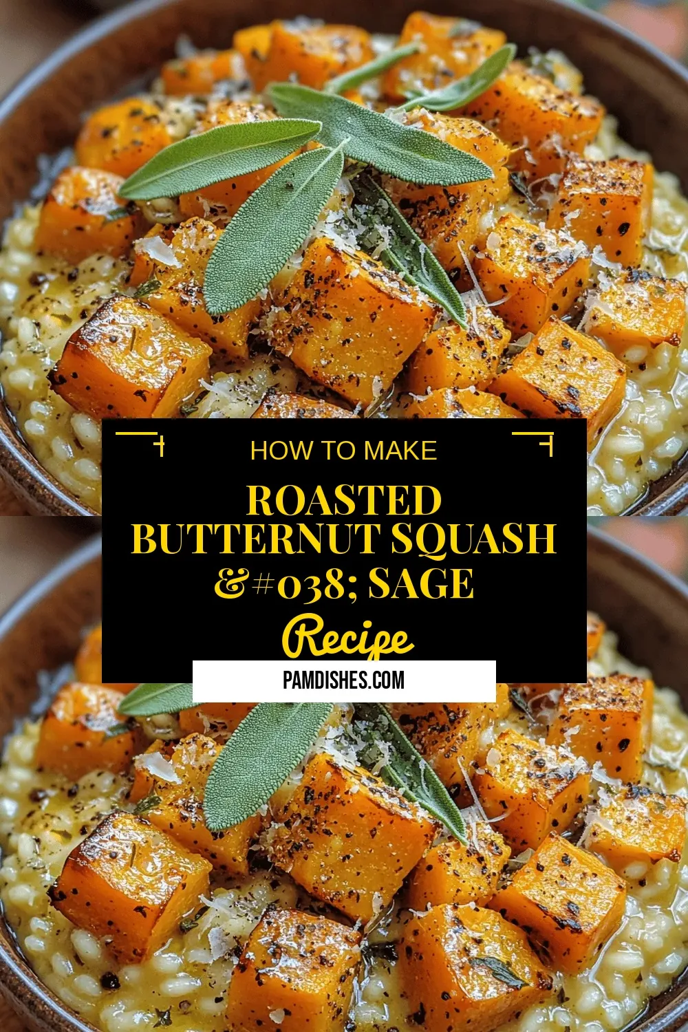 Roasted Butternut Squash & Sage Risotto