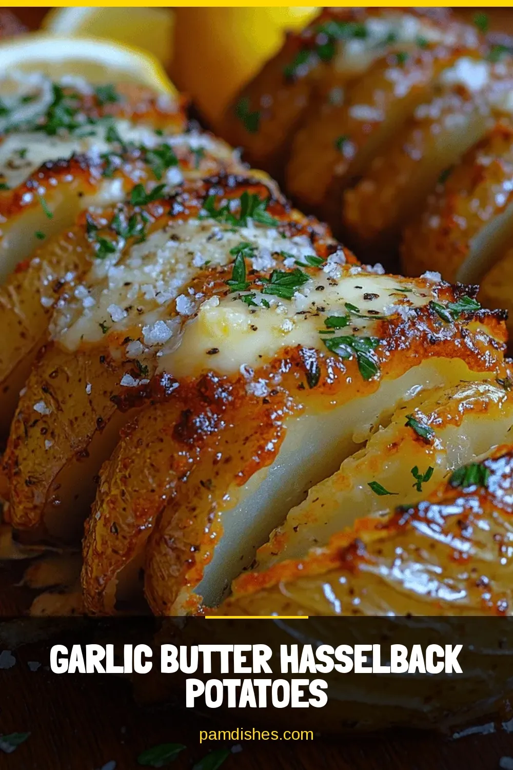 Garlic Butter Hasselback Potatoes