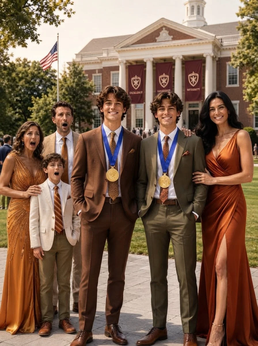 I Walked Into the Tournament and Saw My Own Face on My Ex‑Wife’s Genius Twins, Shattering Every Promise I Made