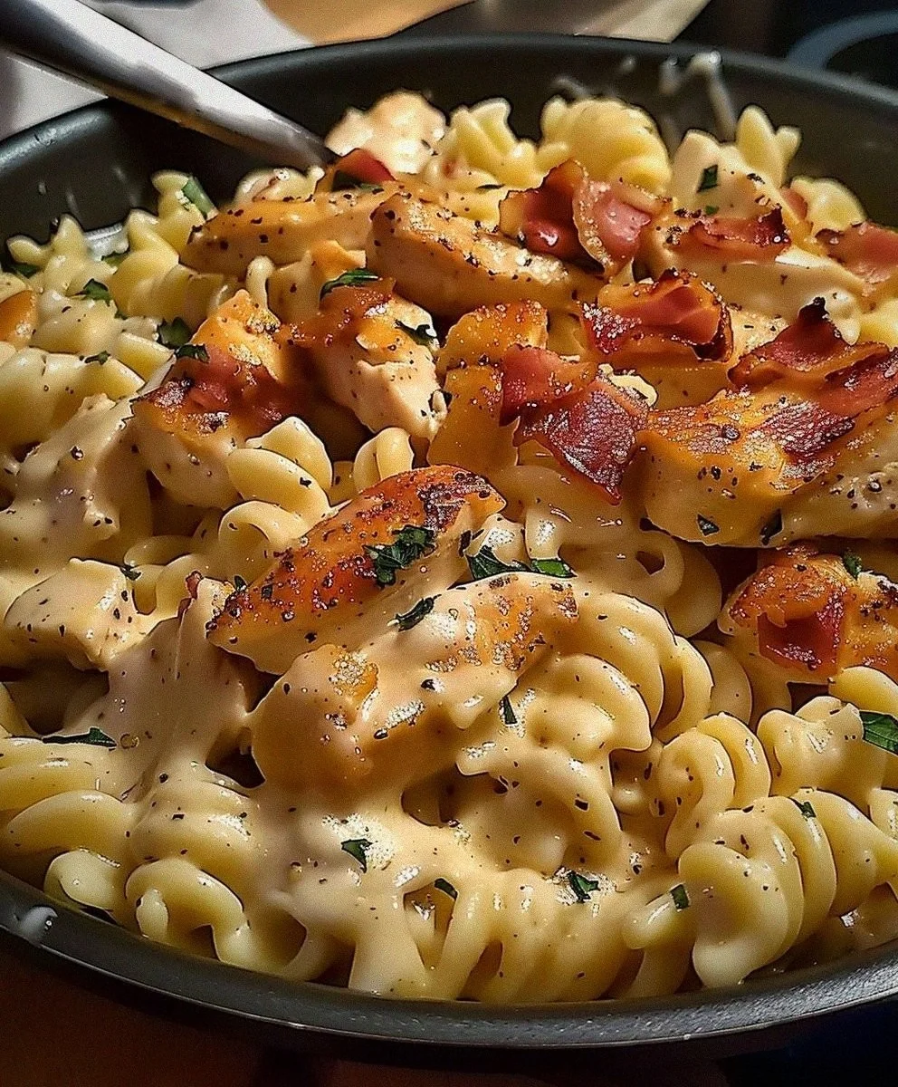 Creamy Chicken Bacon Pasta: A Simple Recipe