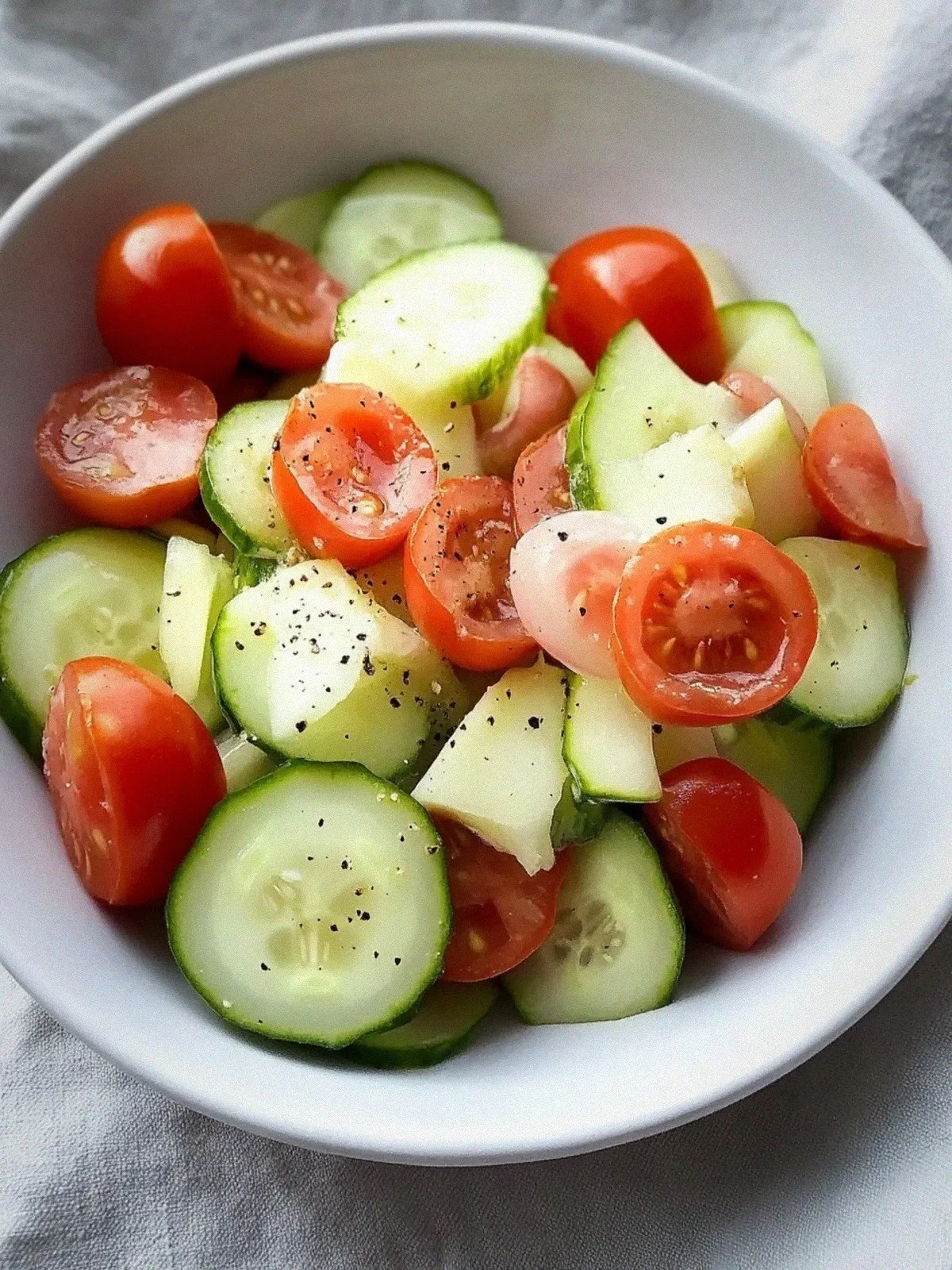 Creamy Cucumber Tomato Salad for Your Summer BBQ Bliss