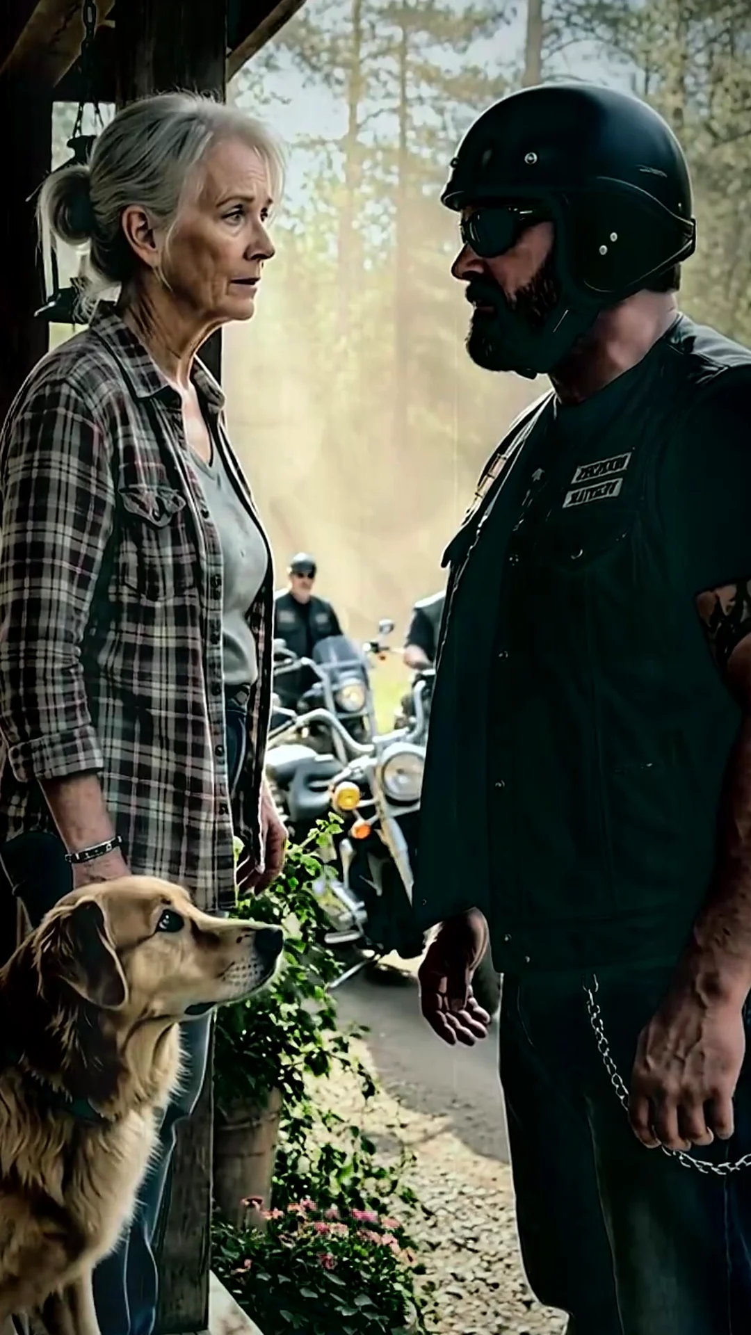 I’m 68, Standing on My Porch as a Biker Reveals My Late Wife Was Never My Own