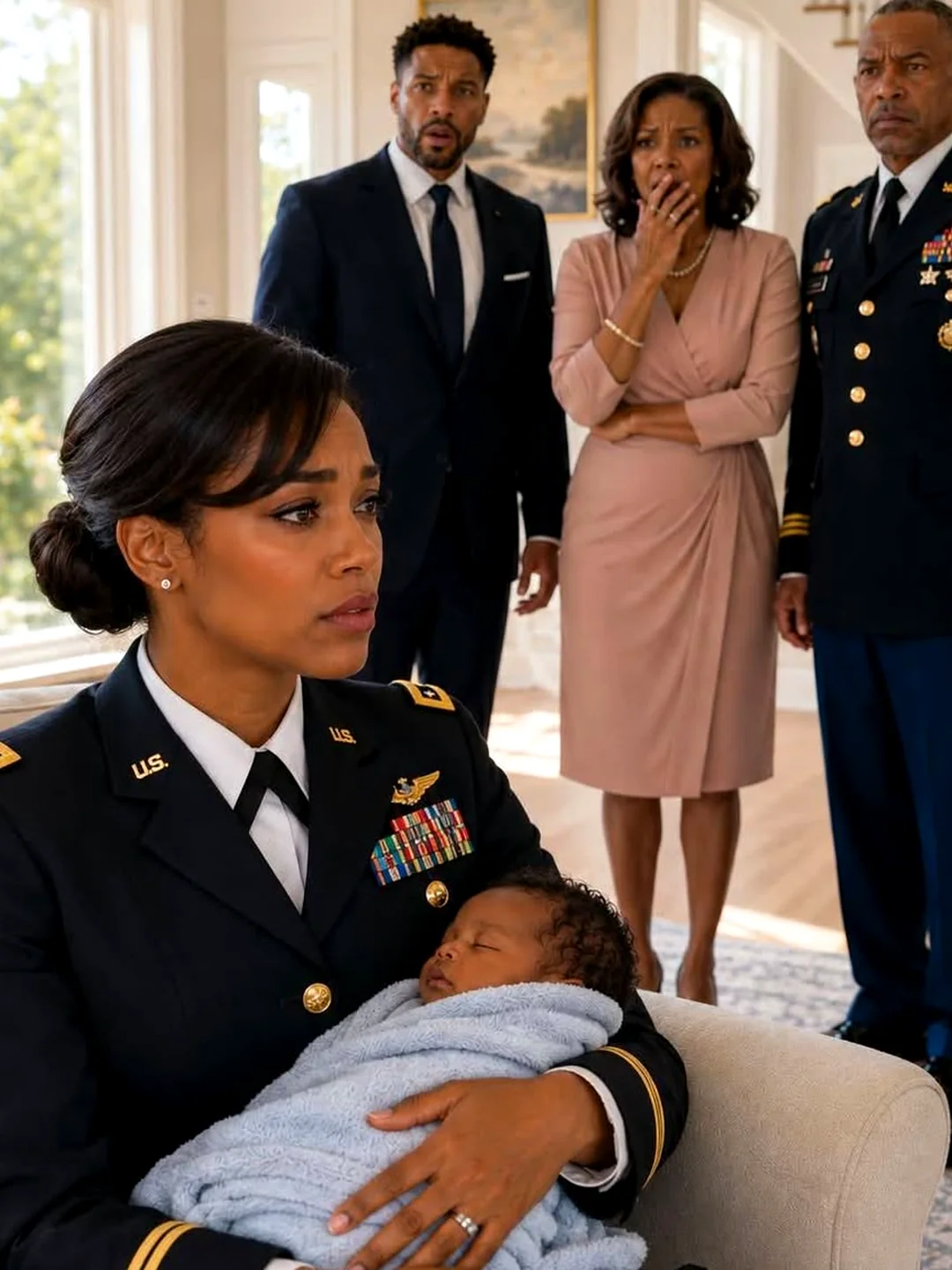 I begged Ethan to save our baby, but he left me on the kitchen floor and faced a military raid