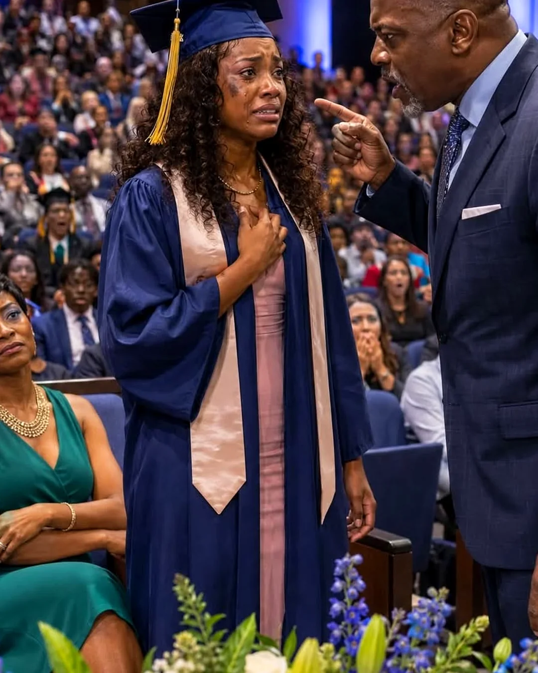 My Father Hit Me On Stage at Graduation, Humiliating Me in Front of Hundreds, But I Had a Secret That Changed Everything