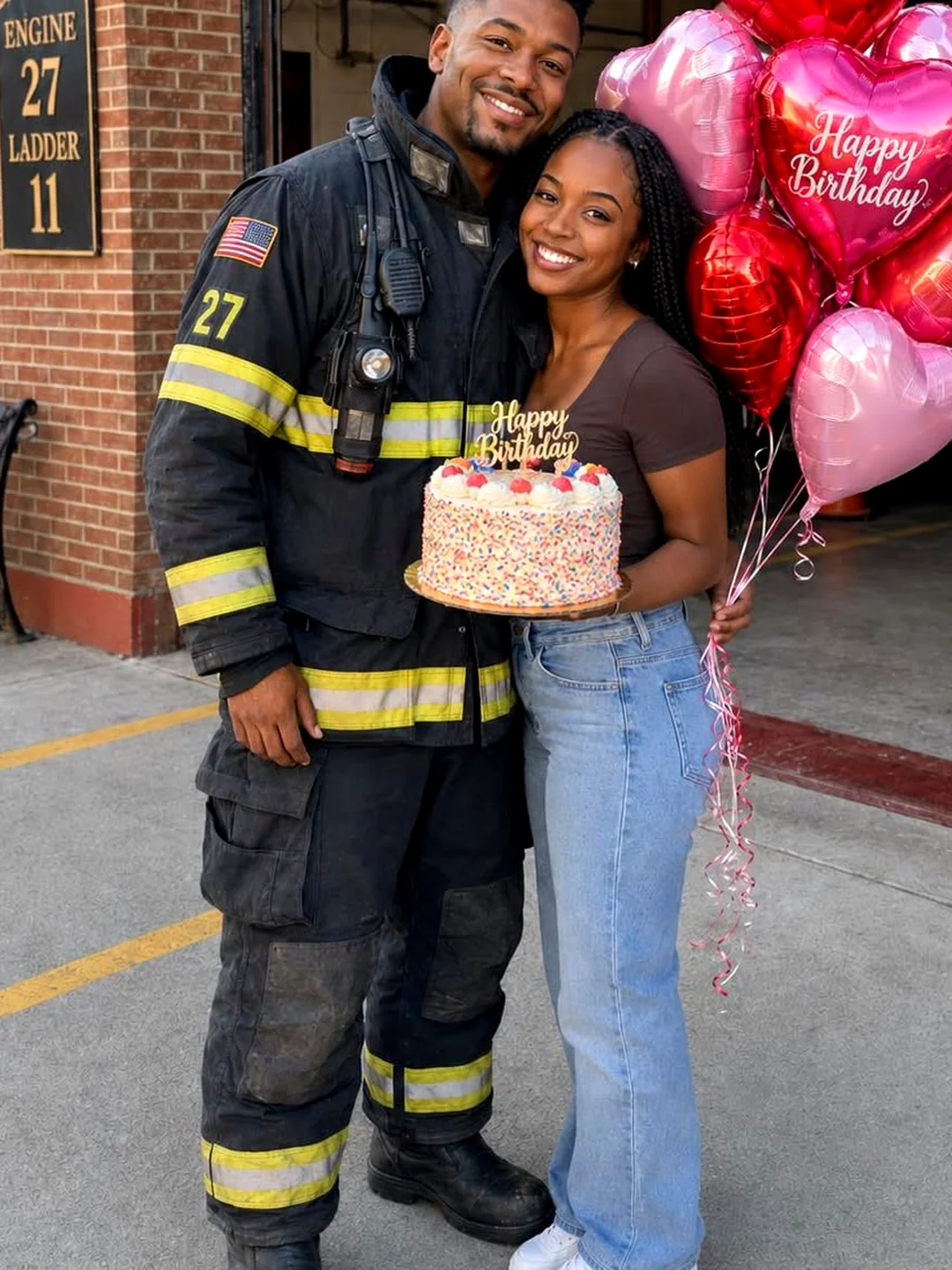 I Walked Into My Husband’s Fire Station on His Birthday and Found Silence, Shock, and a Hidden Truth About the Fire
