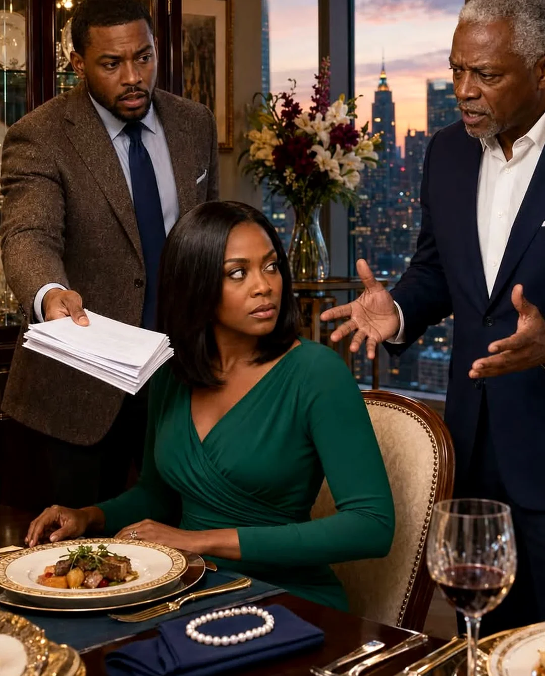I Served My Cheating Husband Divorce Papers at Dinner While He Tried to Force Me to Feed His Mistress