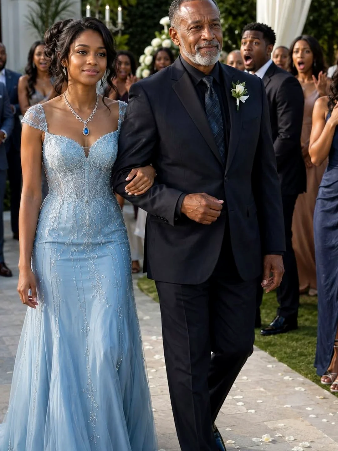I stood hidden in a cheap dress at my husband’s gala, only to have a billionaire’s stare unlock the secret of my scarred past.