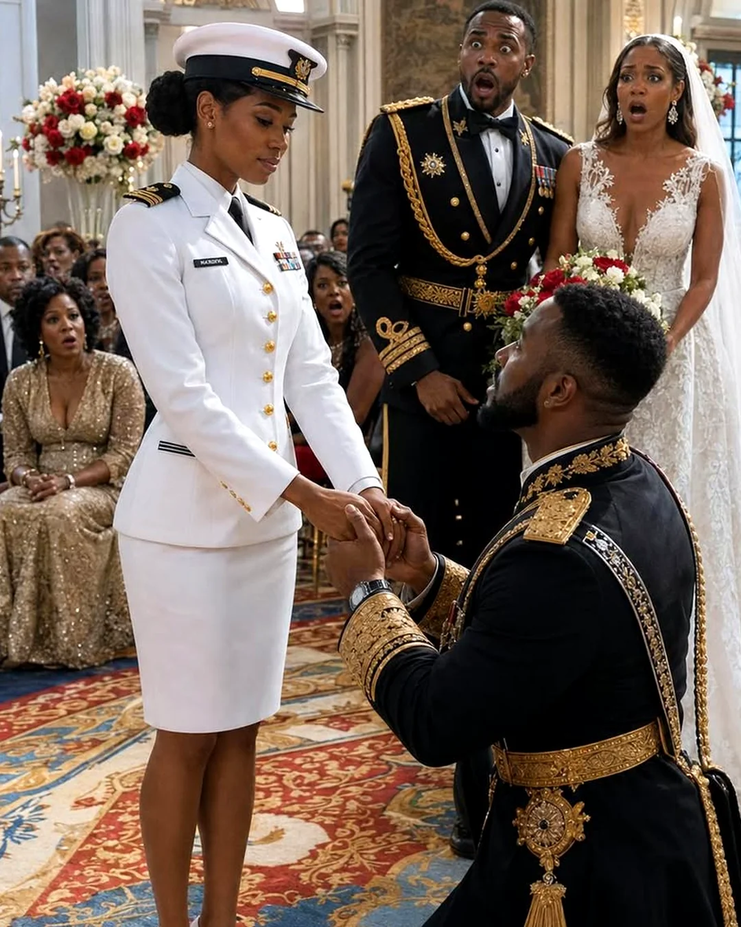 I Walked Into My Sister’s Royal Wedding in My Navy Uniform, Uncovering the Dark Secret She Hid for Years
