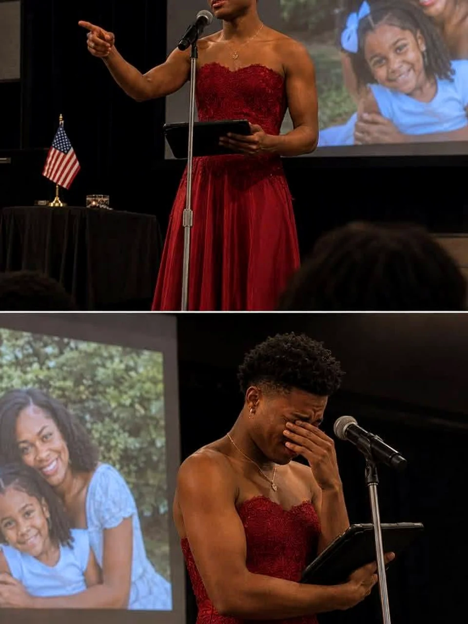 I Walked My Son Across the Stage in a Red Dress, Honoring My Daughter’s Final Gift to Us Both