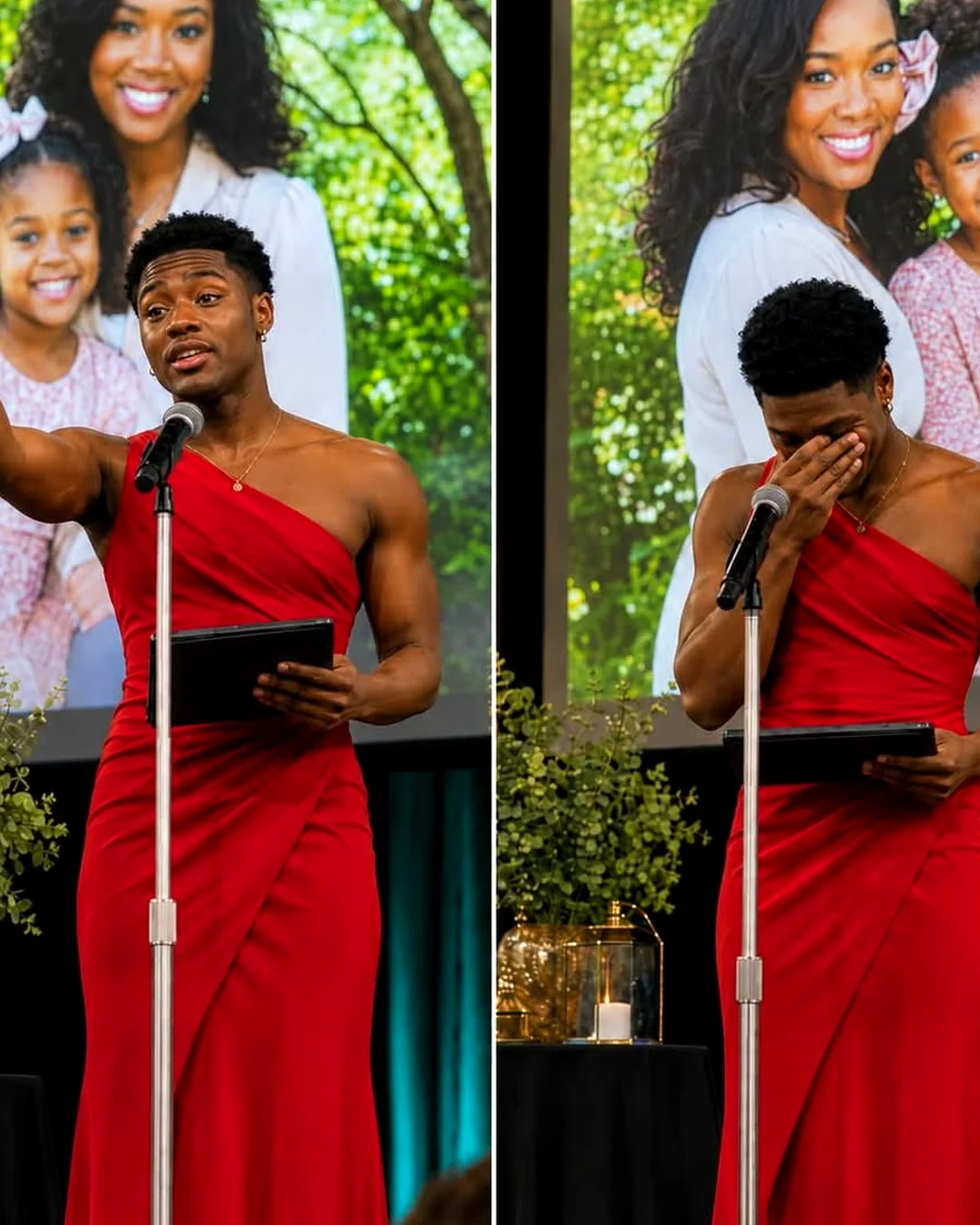 I Watched My Son Walk the Stage in a Red Dress and Discovered the Secret He’d Been Protecting All Along