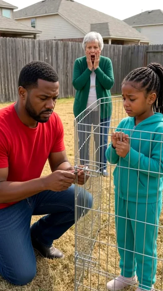 I Broke Into My Ex‑Wife’s Backyard Cage and Held My Daughter as She Stared at the Pool, Terrified of What Lurks Below