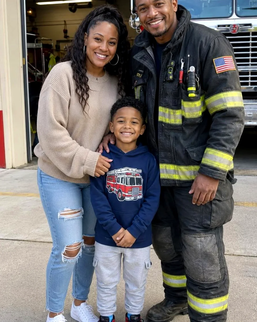 I Still Carry the Fear and Hope of My Son’s Final Wish as We Walk Into the Fire Station Alone