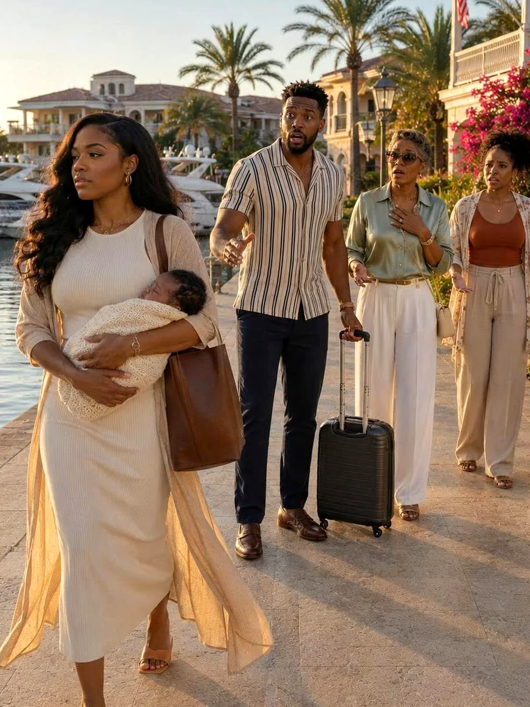 Three Days Postpartum, My Husband Locked Me Out and Went on Vacation Without Us